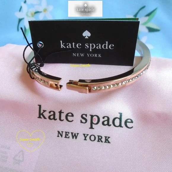 kate spade | Jewelry | Kate Spade Ring It Up Pave Hinge  display picture 2